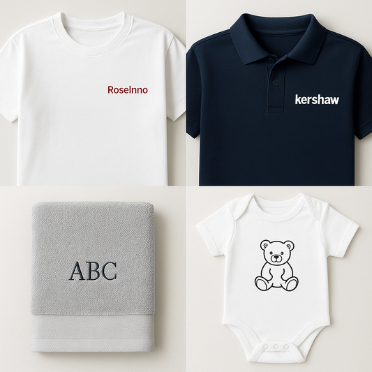 Gepersonaliseerd T-shirt met geborduurde naam