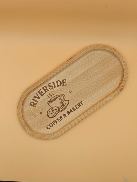 Gepersonaliseerde bamboe onderzetter – 10,5 x 22 cm